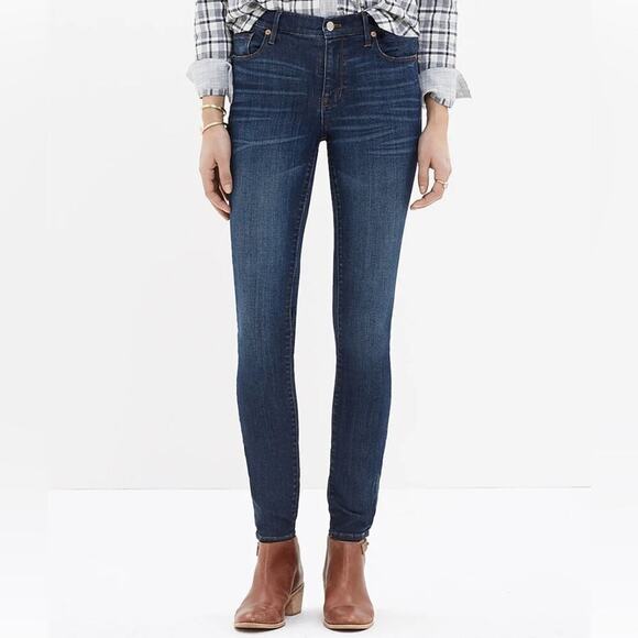 Madewell Denim - Madewell Dark Wash High Riser Skinny Jeans